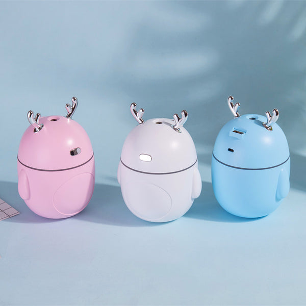 USB Creative Cute Deer Humidifier Car Aromatherapy Office Bedroom Gift Customization