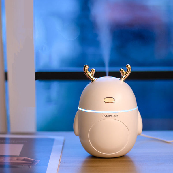 USB Creative Cute Deer Humidifier Car Aromatherapy Office Bedroom Gift Customization