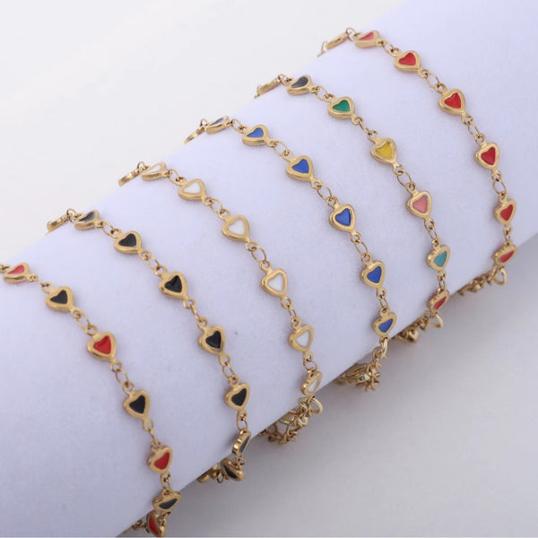 Stainless Steel 18K Gold Vacuum Plating Color Bracelet