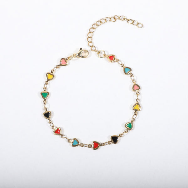 Stainless Steel 18K Gold Vacuum Plating Color Bracelet